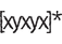 xyxyx